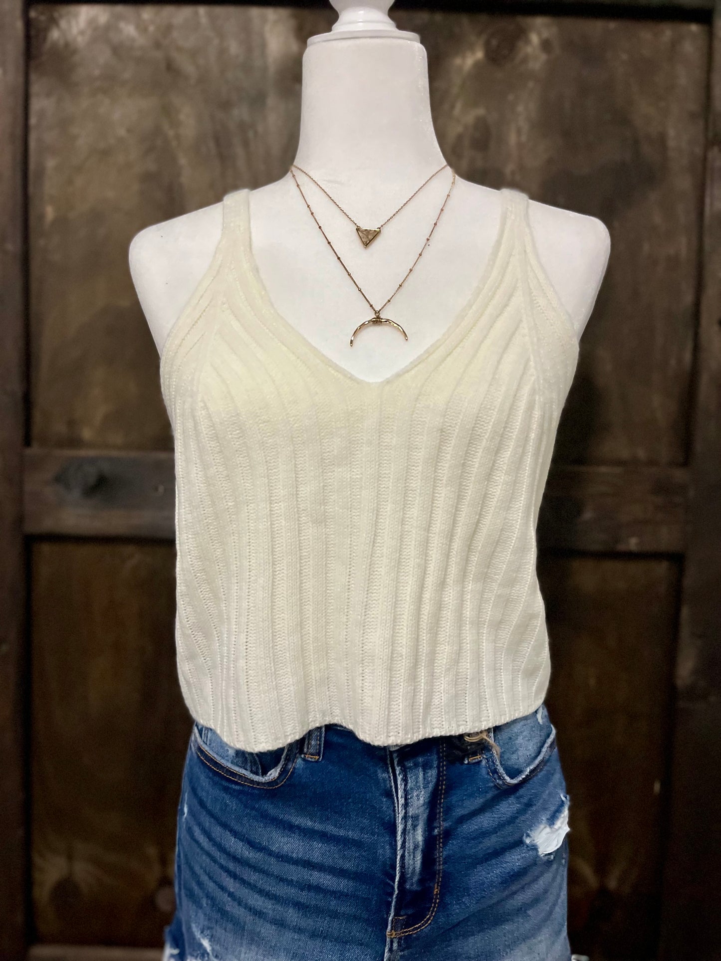GILLI Knit Tank Top