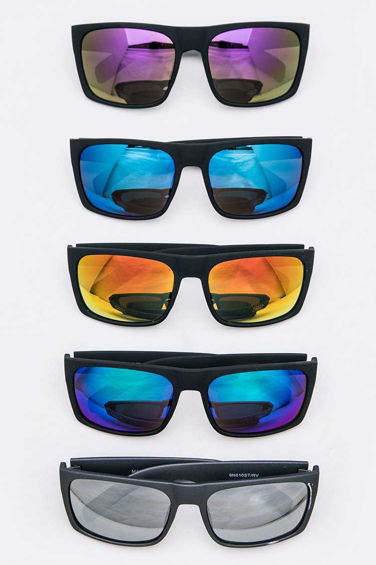 Mirror Tinted Sport Sunglasses