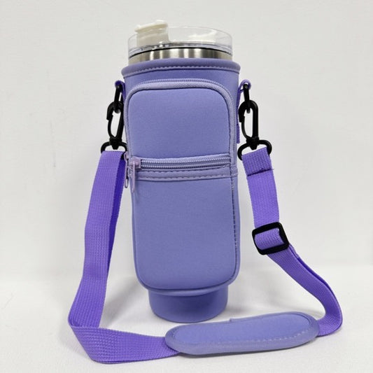 STANLEY Tumbler Bottle Crossbody Carry Bag with Zipper Pockets