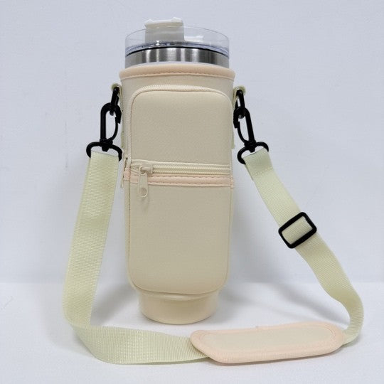 STANLEY Tumbler Bottle Crossbody Carry Bag with Zipper Pockets