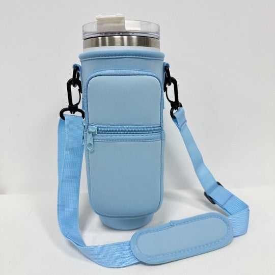 STANLEY Tumbler Bottle Crossbody Carry Bag with Zipper Pockets