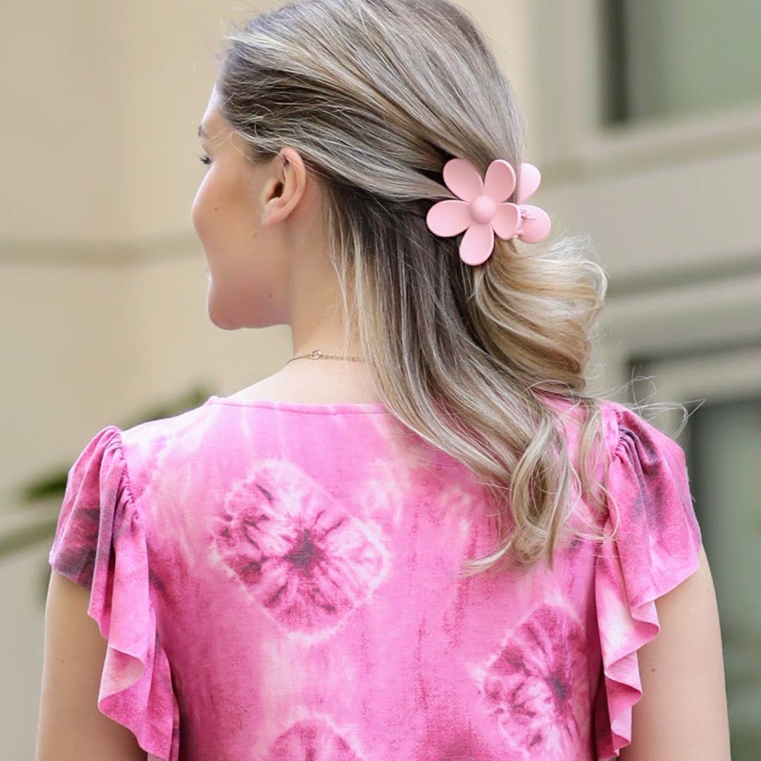 Large Flower Hair Claw Hair Clip