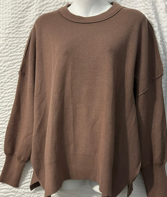 Light Mauve Knit Sweater M