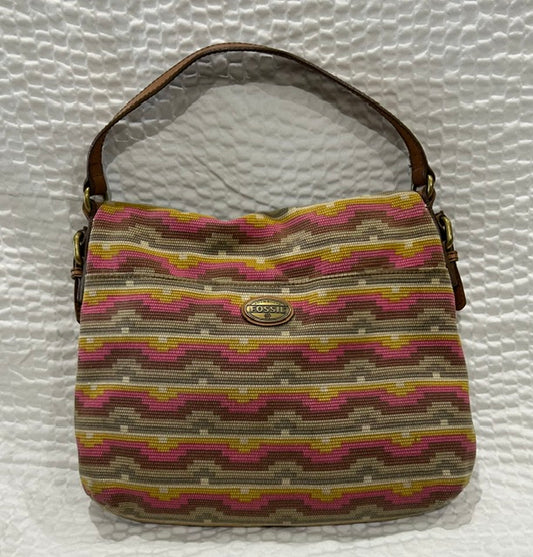 Vintage FOSSIL Aztec Handbag