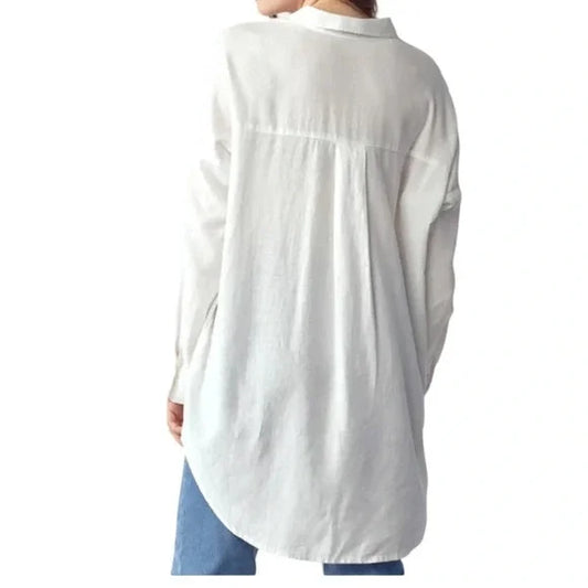 RISEN Linen Tunic Shirt