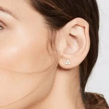 Mini Baguette Stud Earrings