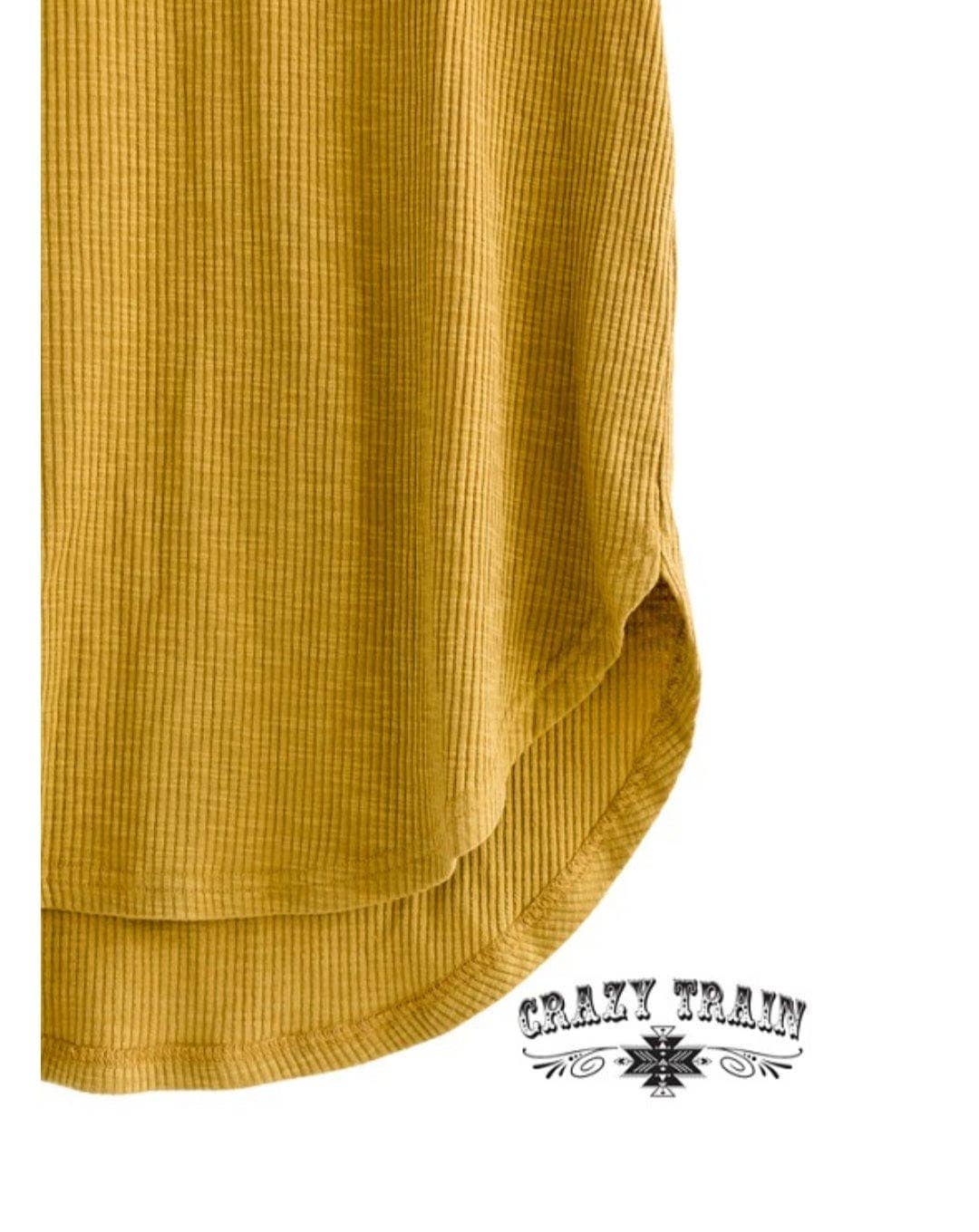 Crazy Train Solid Choice Tee in Chartreuse