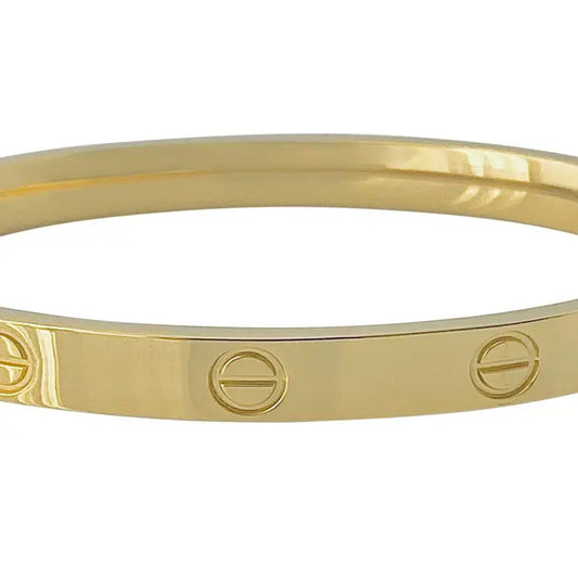 Gold Love Bangle Bracelet