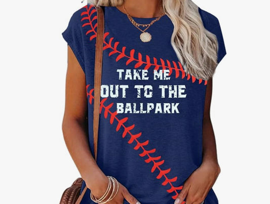 TAKE ME OUT TO THE BALLPARK T-shirt - M