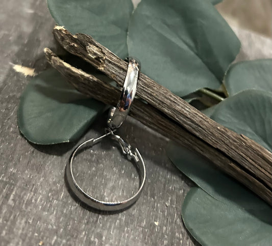 Silver Hoop Earrings