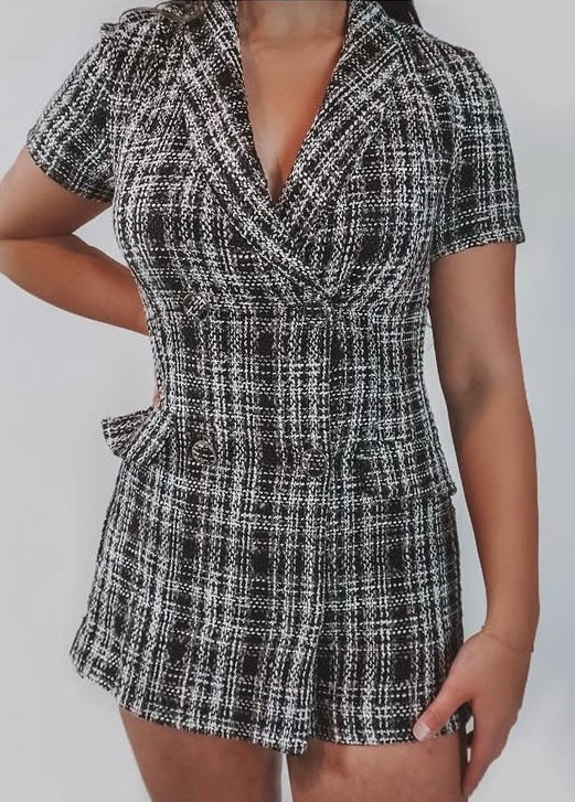 PROMESA Plaid Skort Dress