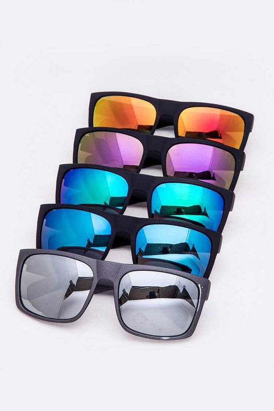 Mirror Tinted Sport Sunglasses