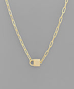 Side-Lock Necklace