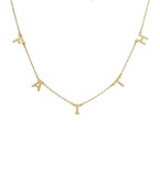 Gold Faith Necklace