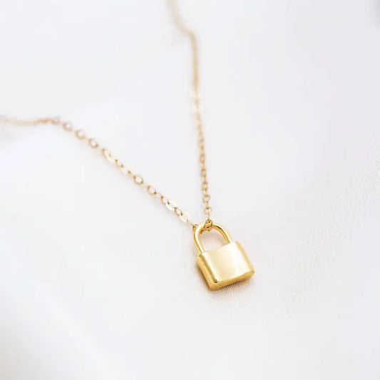 Dainty Lock Necklace