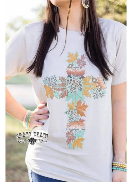 Crazy Train Thankful Thanksgiving Short Sleeve Tee