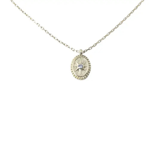Gold Starburst Pendant Necklace