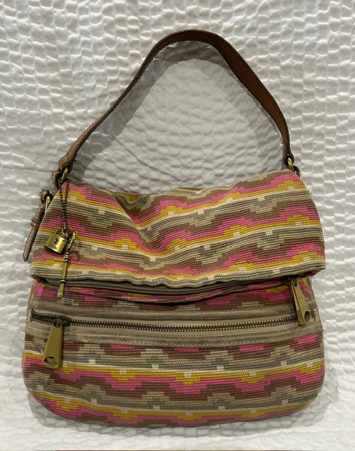 Vintage FOSSIL Aztec Handbag