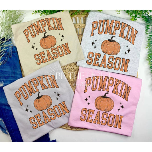 Pumpkin Season (T-Shirt): Jerzee Ash Grey / Large