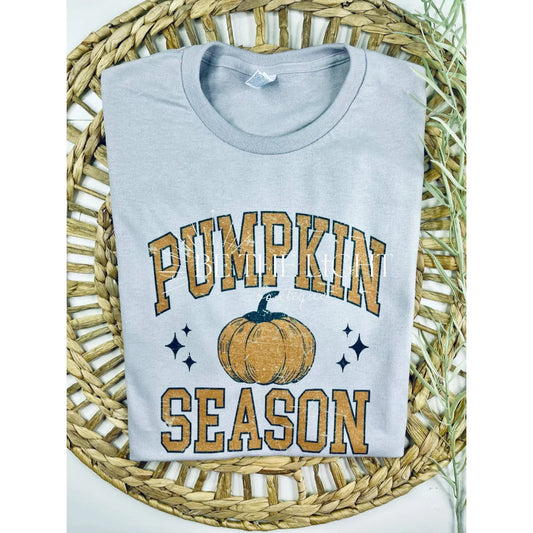 Pumpkin Season (T-Shirt): Jerzee Ash Grey / Large